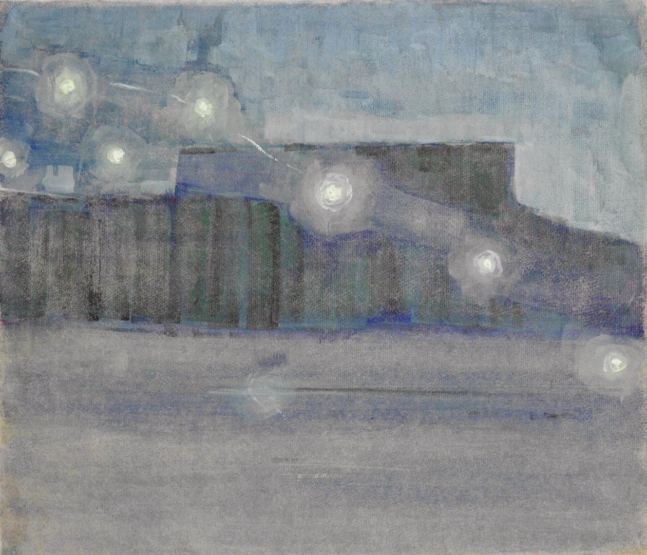 Sparks II, 1906. alkotó: Mikalojus Konstantinas Čiurlionis