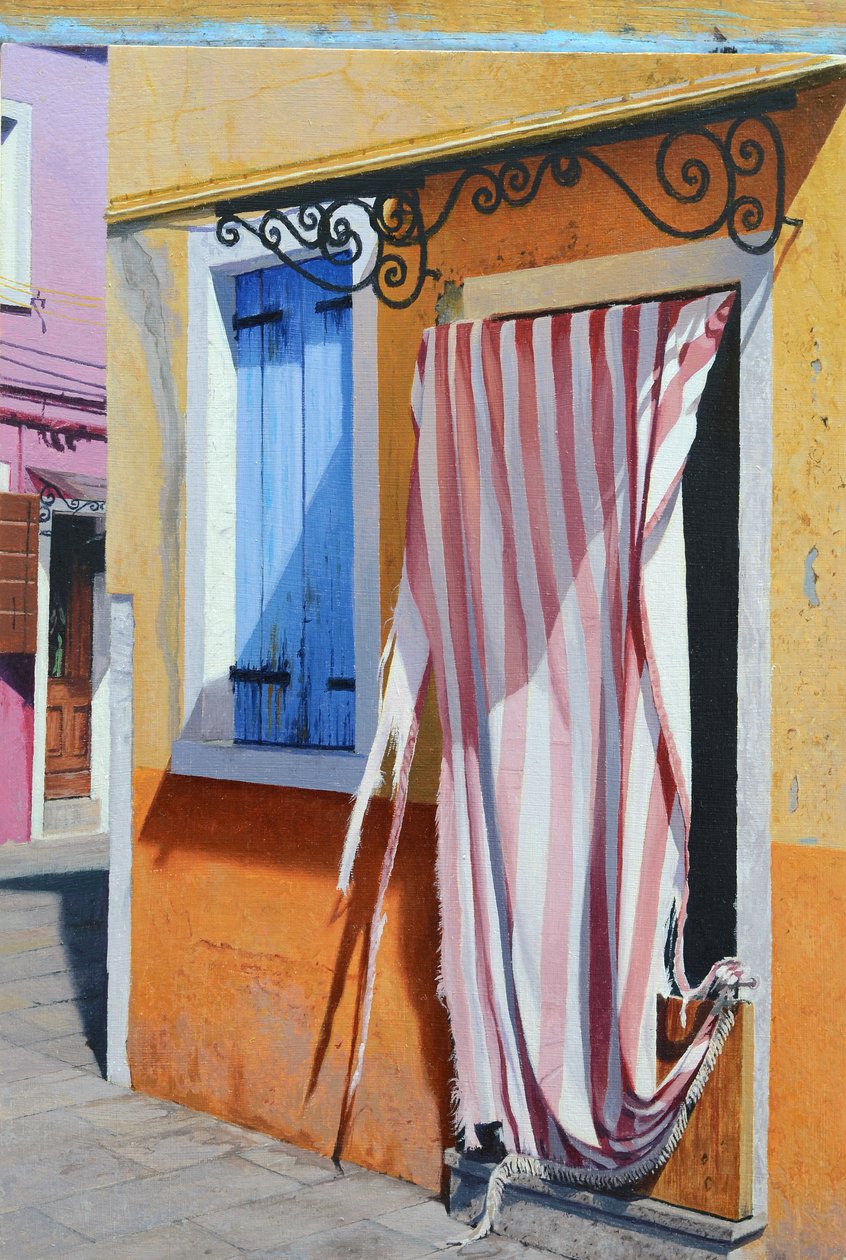 Burano színei (olaj, tábla) alkotó: Mike Briscoe