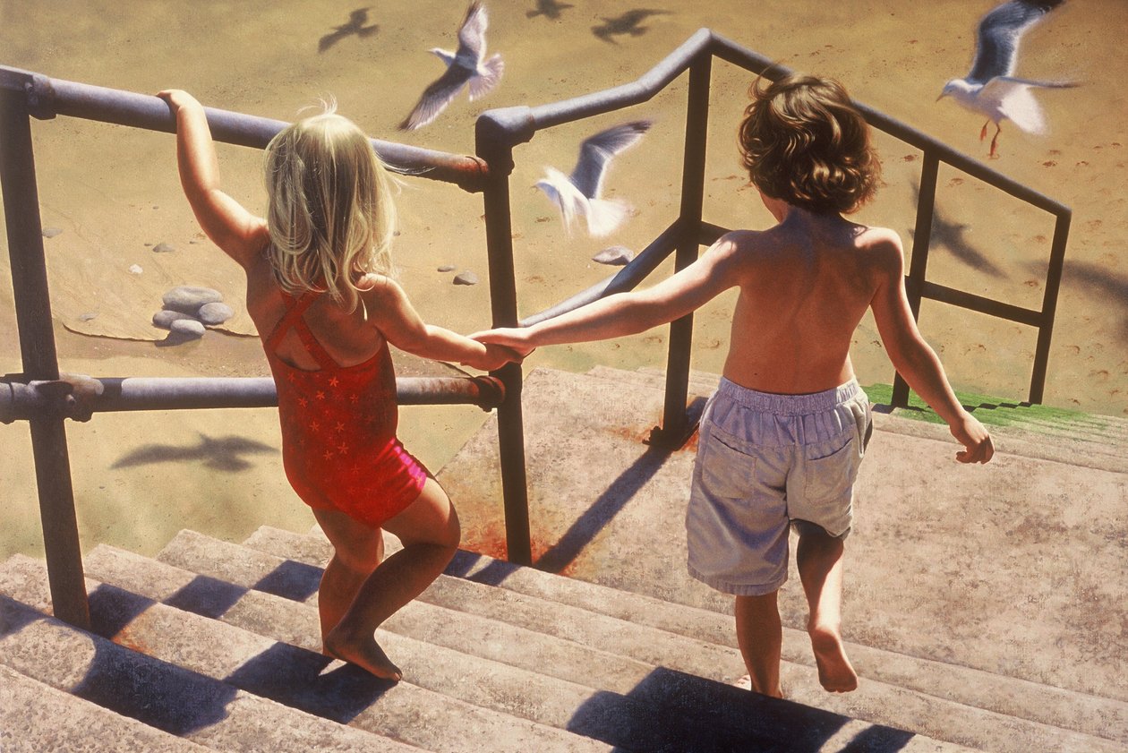 Belépés a strandra alkotó: Mike Briscoe