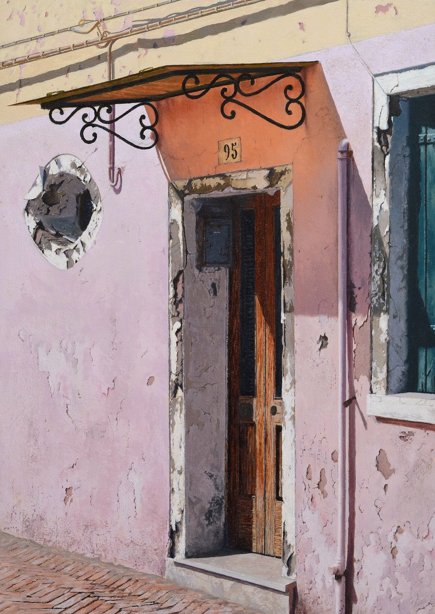 Burano 93. szám (olaj, tábla) alkotó: Mike Briscoe
