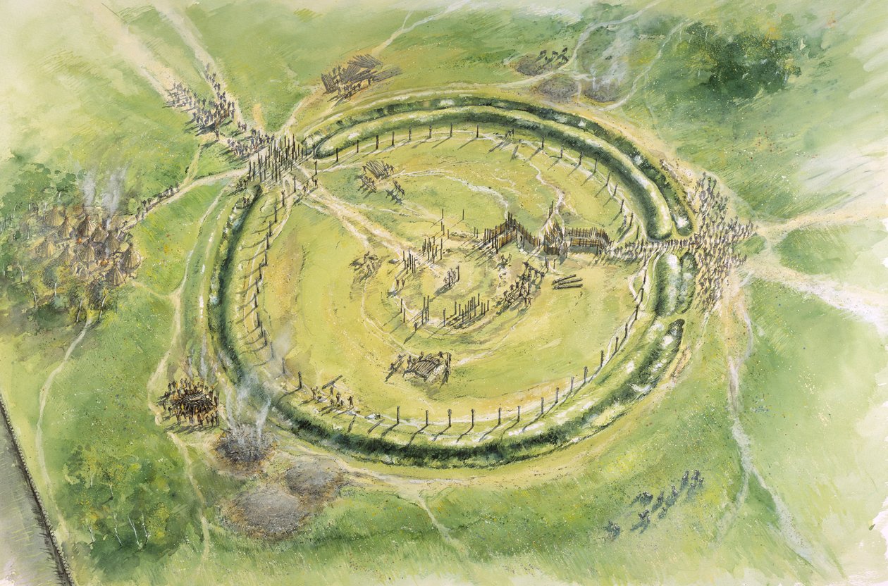 Stonehenge 2. fázis, ie 27. század, 1990-2010 alkotó: Mike Seaforth