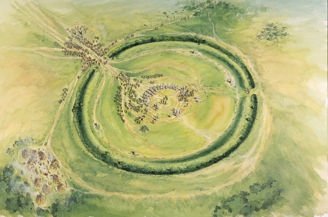 Stonehenge, 3. fázis, ie 20. század, 1990-2010 alkotó: Mike Seaforth