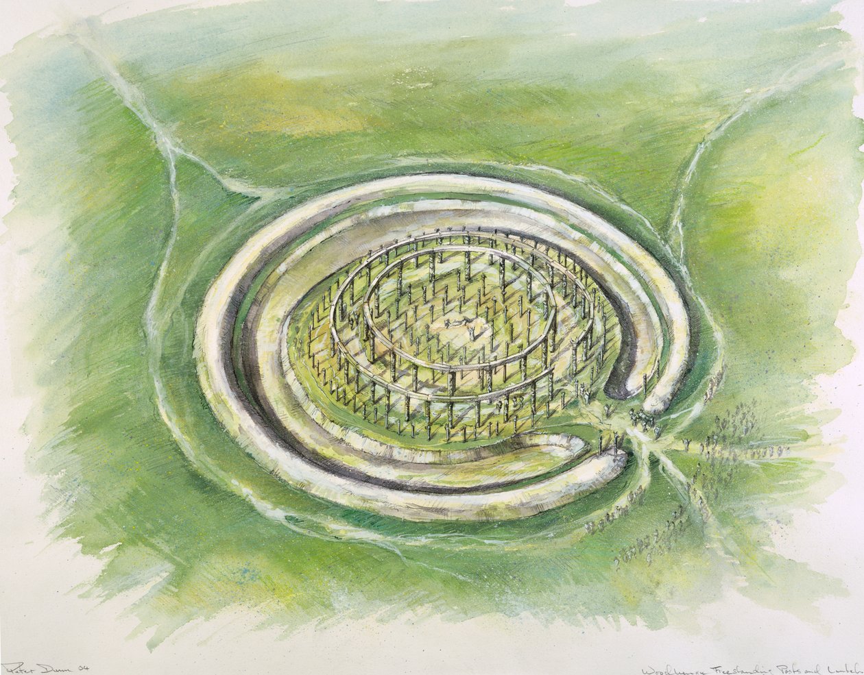 Woodhenge, ie 25. század, 1990-2010 alkotó: Mike Seaforth