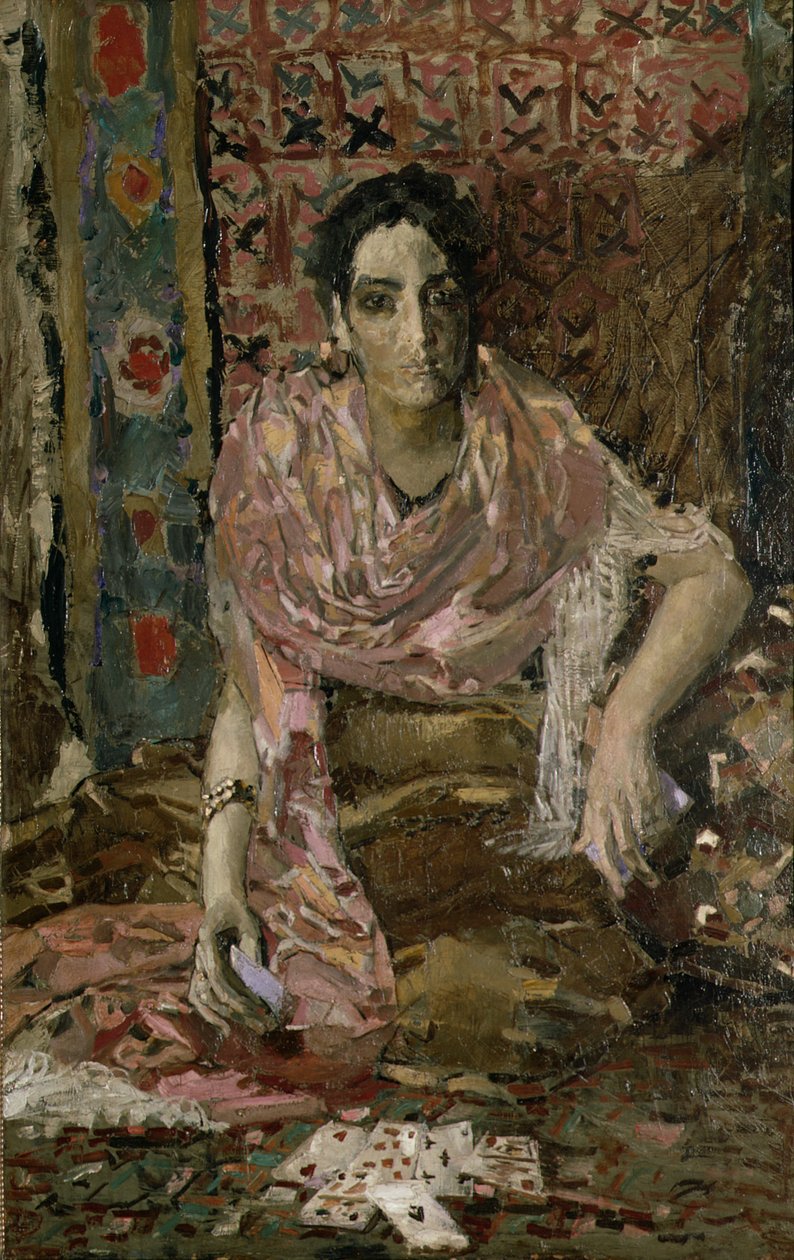 A jövendőmondó, 1895 alkotó: Mikhail Aleksandrovich Vrubel