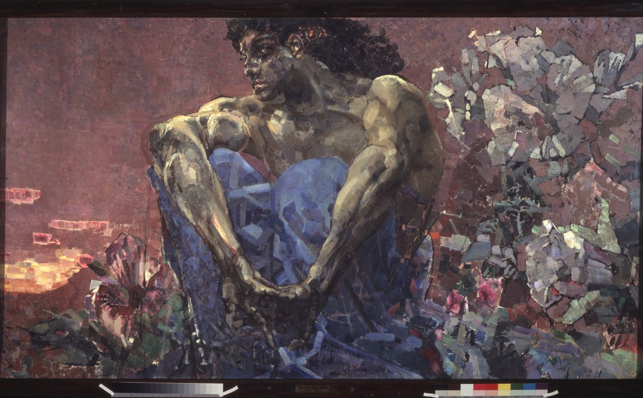 Az ülő démon, 1890 alkotó: Mikhail Aleksandrovich Vrubel