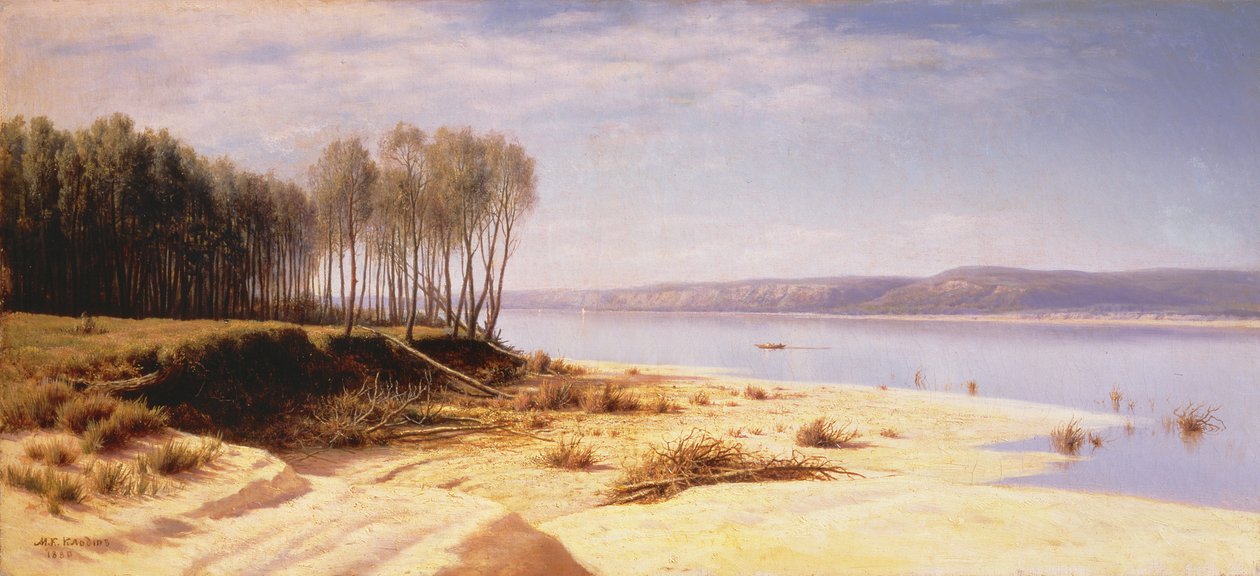 A Volgán, 1880 alkotó: Mikhail Konstantinovich Klodt