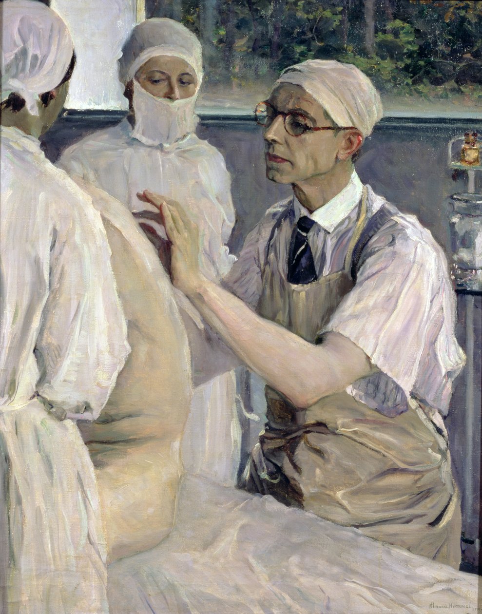 Szergej Szergejevics Judin (1891-1954) sebész portréja, 1933 alkotó: Mikhail Vasilievich Nesterov