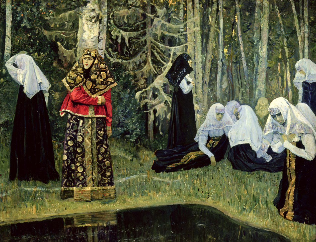 A láthatatlan város legendája, Kitezh, 1917-22 alkotó: Mikhail Vasilievich Nesterov