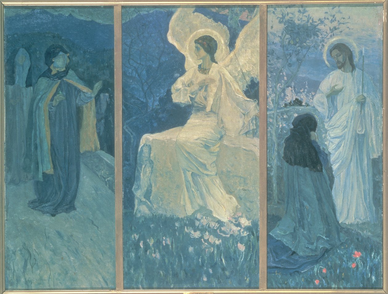 A feltámadás triptichonja, 1922 alkotó: Mikhail Vasilievich Nesterov