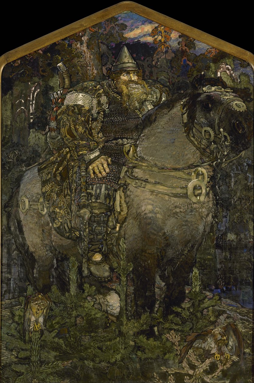 Bogatyr, 1898 alkotó: Mikhail Aleksandrovich Vrubel