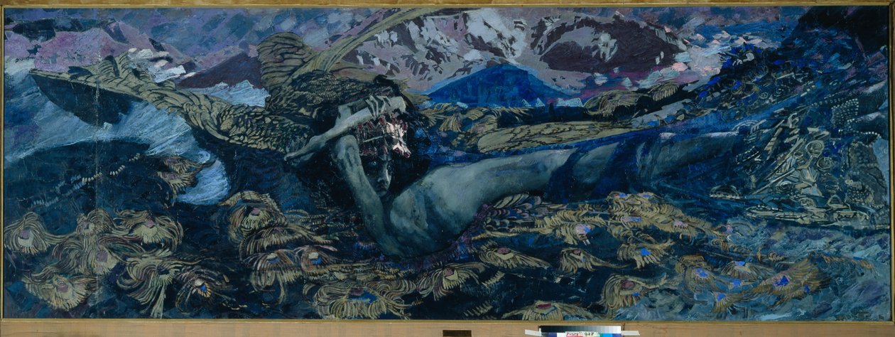 Levert démon, 1902 alkotó: Mikhail Aleksandrovich Vrubel