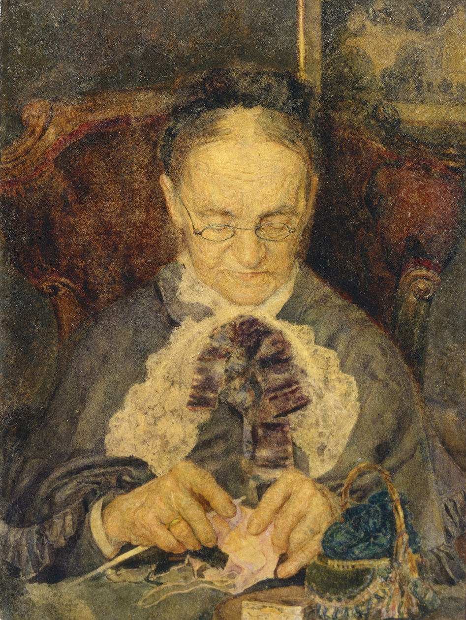 Knorre nagymama kötés, 1883 alkotó: Mikhail Aleksandrovich Vrubel