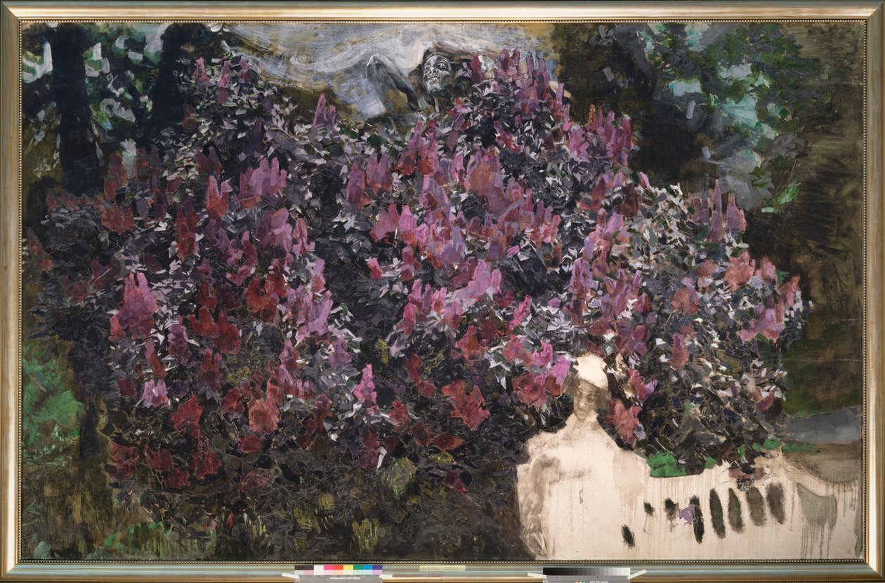Orgona (Lilacs) - Mikhail Alekszandrovics Vrubel (Vrubel) festménye (1856-1910), olaj, vászon alkotó: Mikhail Aleksandrovich Vrubel
