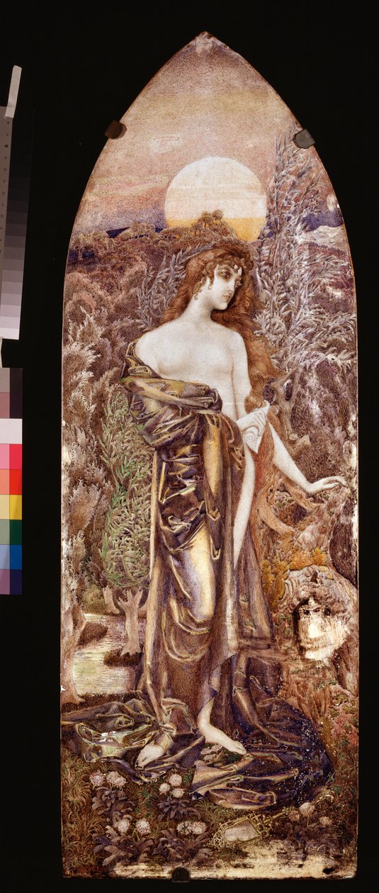 Filozófia (filozófia) - Mihail Alekszandrovics Vrubel (Vrubel) munkája (1856-1910), akvarell alkotó: Mikhail Aleksandrovich Vrubel