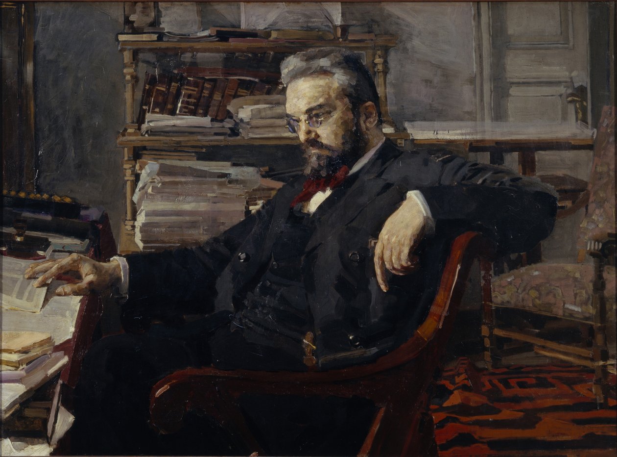 Konsztantyin Dmitrijevics Artsybusev portréja 1849-1901, 1897 alkotó: Mikhail Aleksandrovich Vrubel