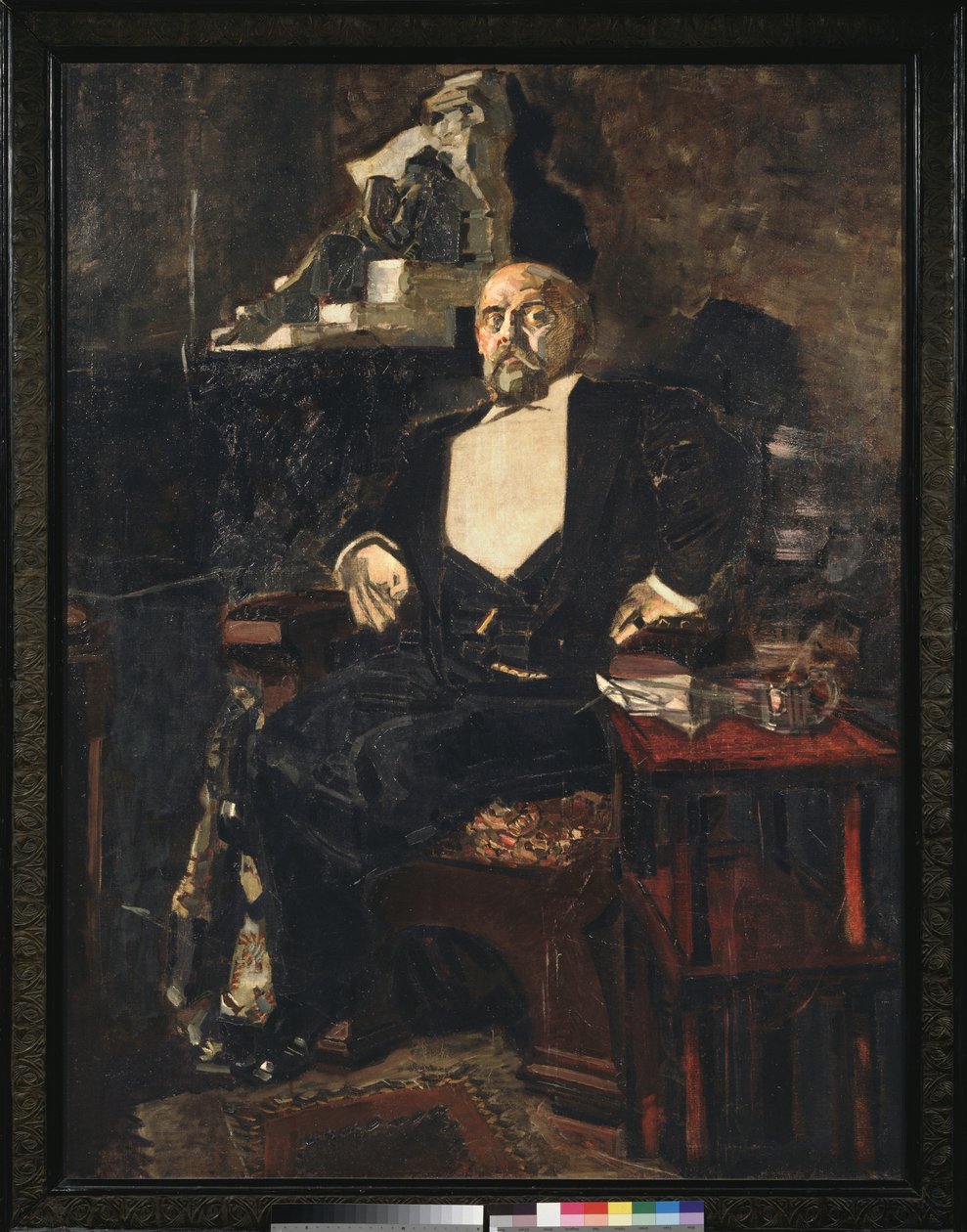 Savva Manontov portréja, 1897 alkotó: Mikhail Aleksandrovich Vrubel