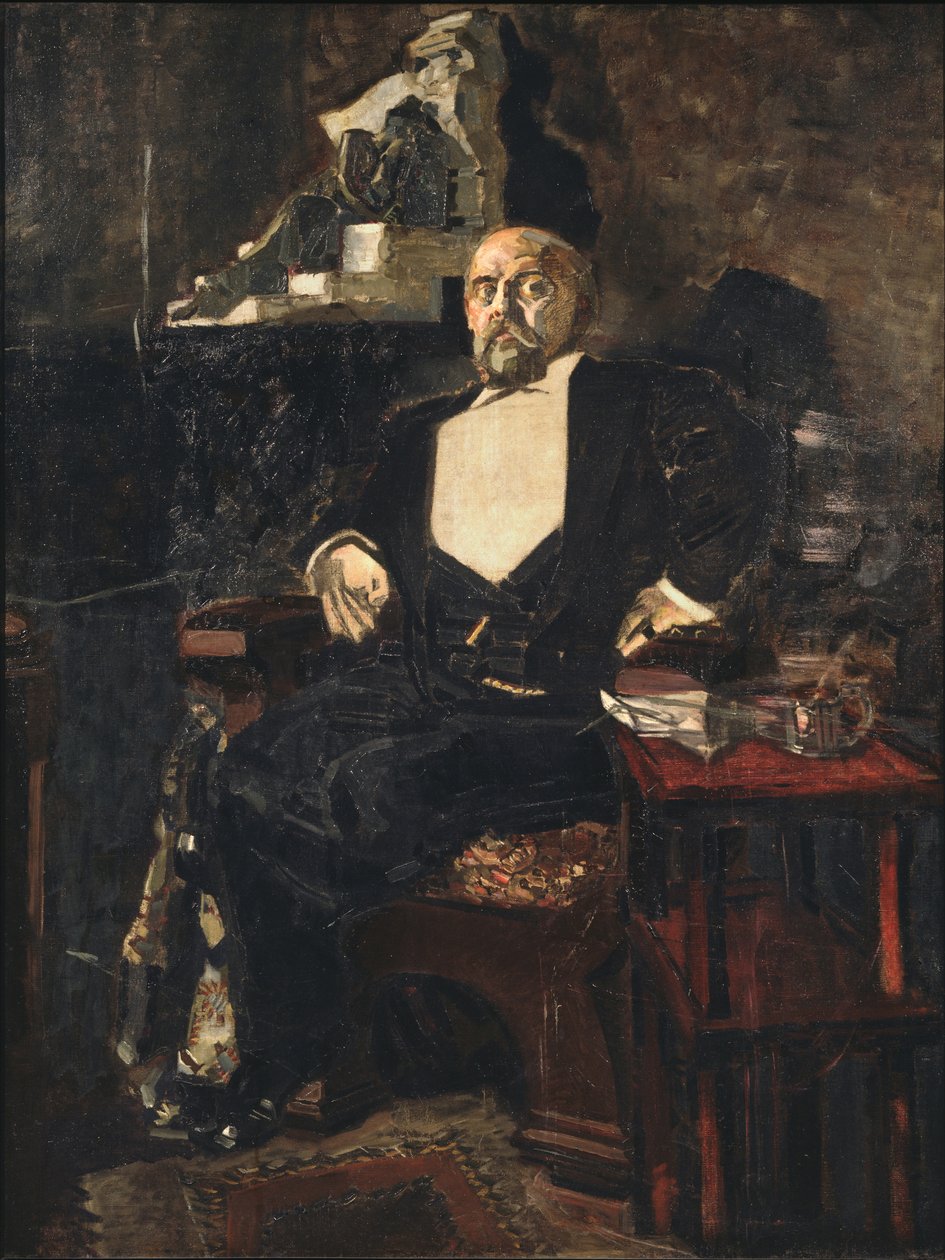 Az első orosz magánopera alapítójának, Savva Mamontovnak portréja 1841-1918, 1897 alkotó: Mikhail Aleksandrovich Vrubel