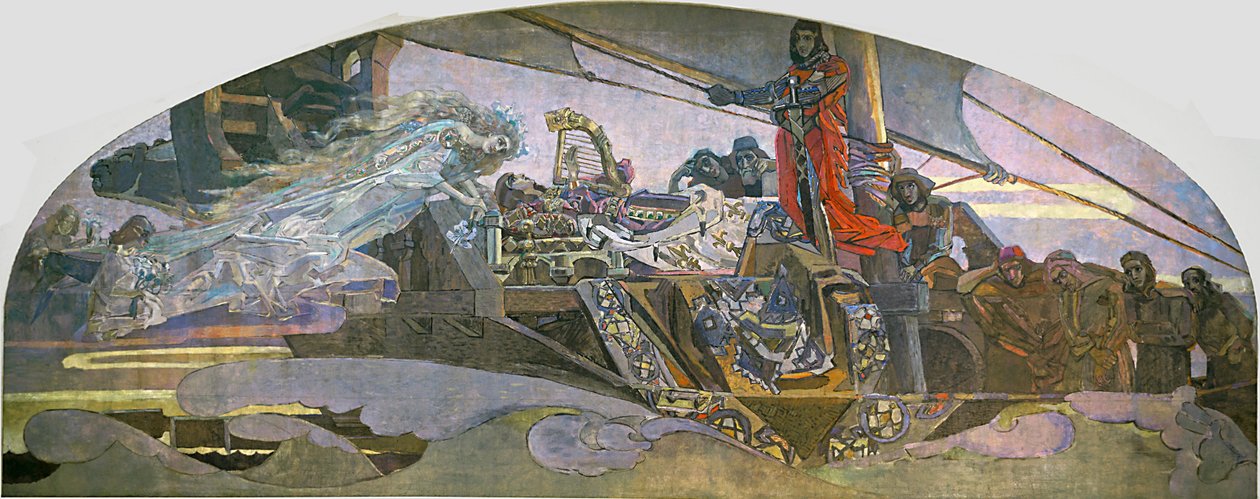 Az álom hercegnője A távoli hercegnő, 1896 alkotó: Mikhail Aleksandrovich Vrubel