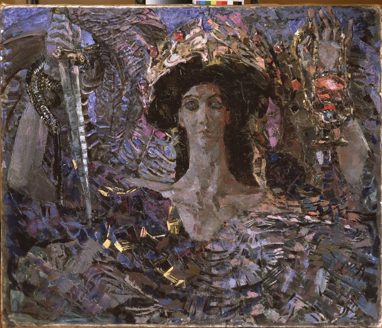 Hatszárnyú szerafim (Azrael) 1904 alkotó: Mikhail Aleksandrovich Vrubel