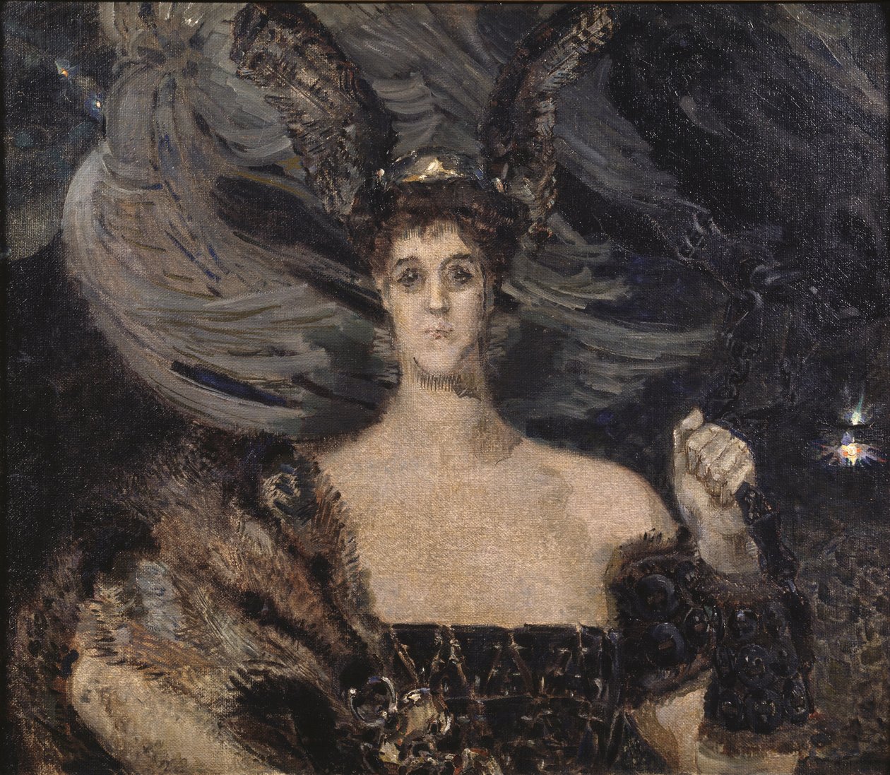A Valkűr. A művész és mecénás Maria Tenisheva grófnő portréja 1867-1928, 1899 alkotó: Mikhail Aleksandrovich Vrubel