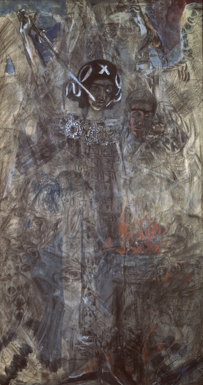 Ezékiel próféta látomása, 1906 alkotó: Mikhail Aleksandrovich Vrubel