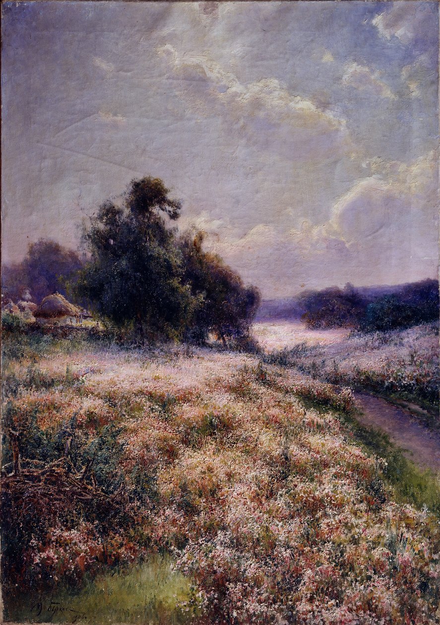 Virágzó rét, 1906 alkotó: Mikhail Andreyevich Berkos