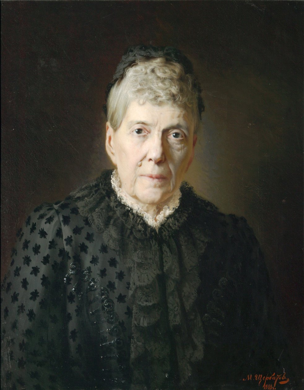 E.L. grófnő portréja Kochubei, 1888 alkotó: Mikhail Lazarevich Shcherbatov