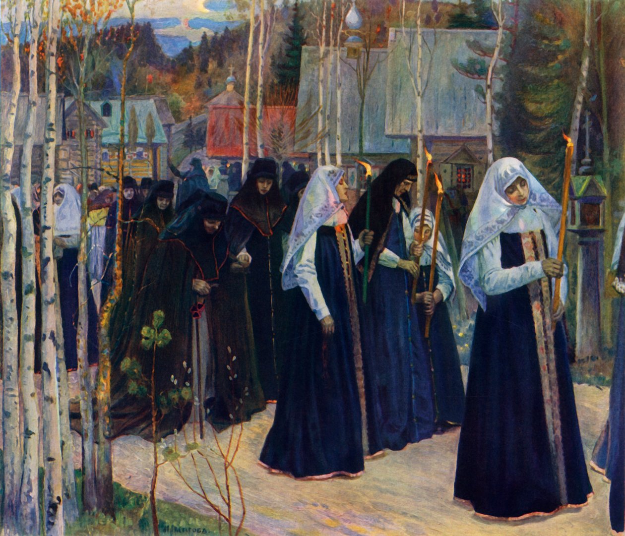 „After Take The Veil”, 1898, 1965. alkotó: Mikhail Nesterov