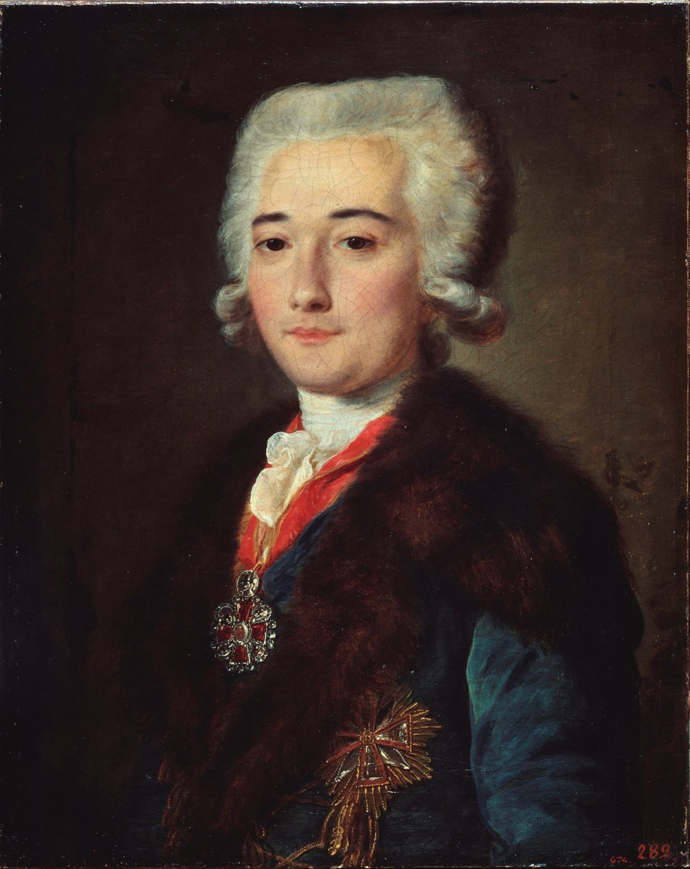 Alekszandr Dmitrijev Mamonov gróf (Dmitrieff Mamonoff) (1758-1803) portréja, az orosz II. Katalin (1729-1796) kedvence. Mihail Shibanov festménye (?-1789 után), olaj, vászon alkotó: Mikhail Shibanov