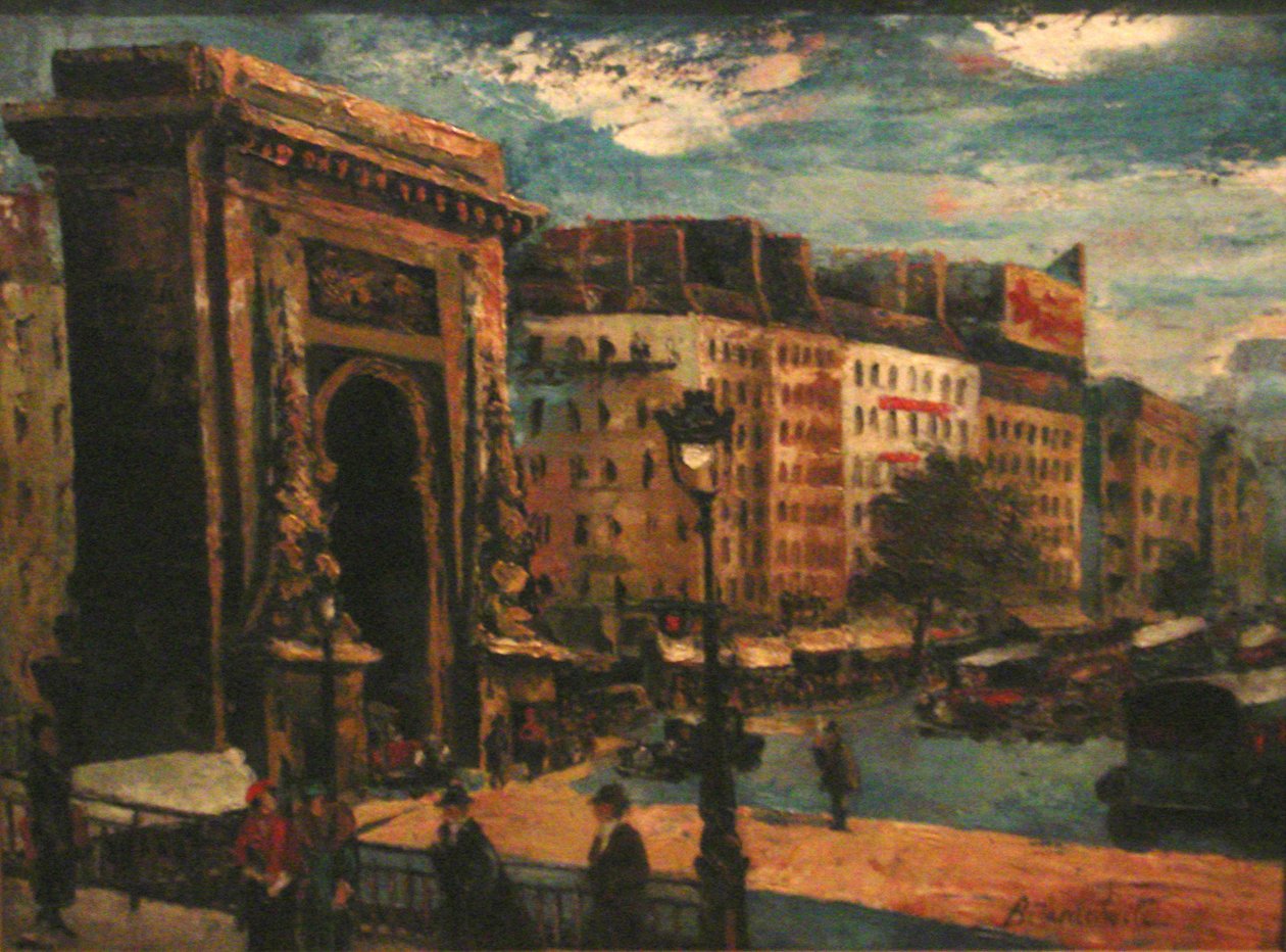 Paris Landscapen, Porte Saint-Denisn: n alkotó: Mikheil Bilanishvili