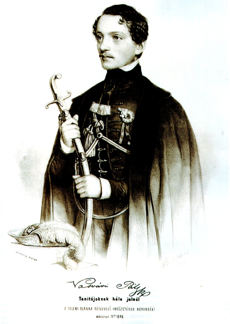Portrait of Pál Vasvári alkotó: Miklós Barabás