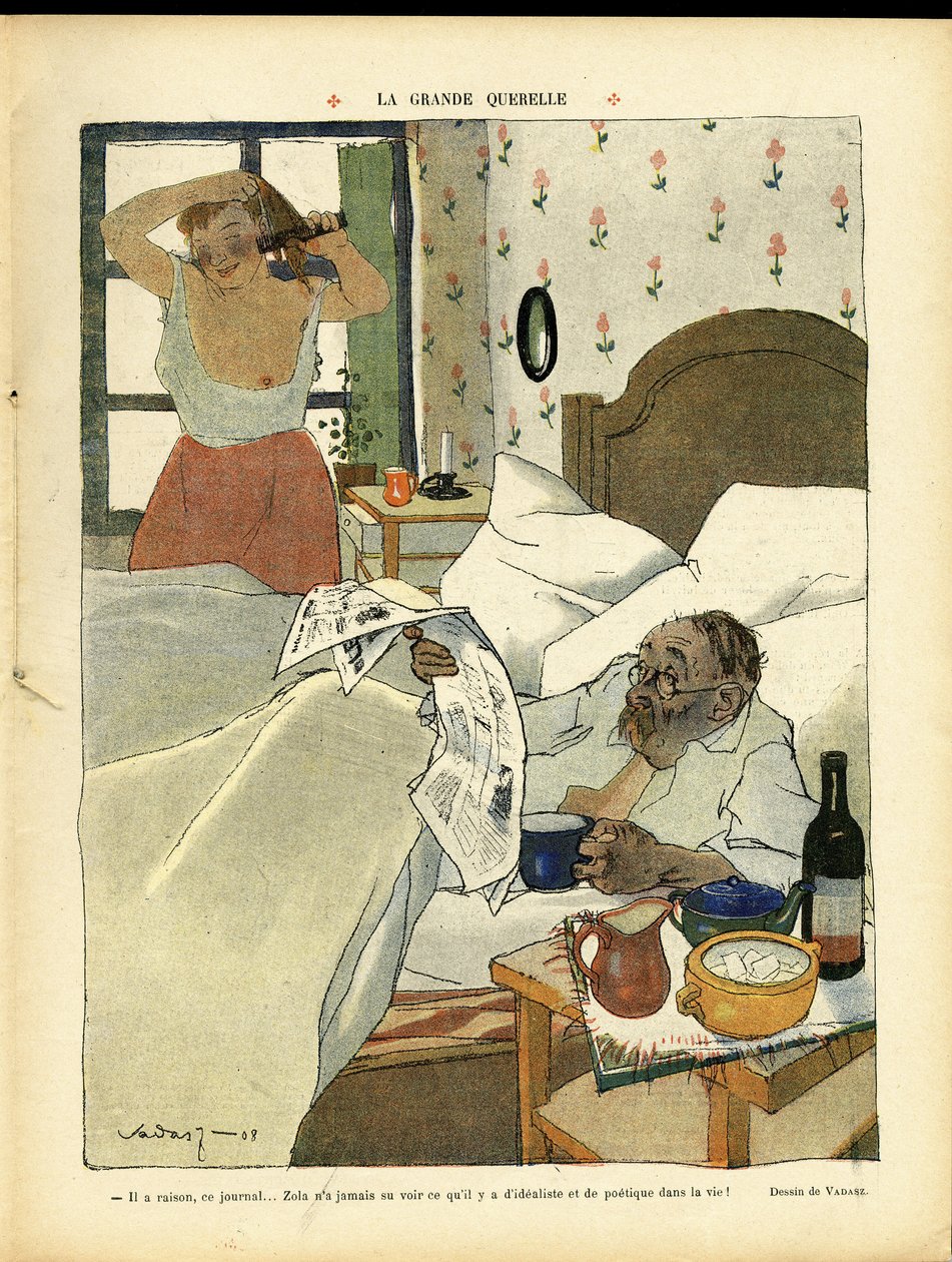 Illusztráció: Vadasz Miklós (1884-1927) in Reading alkotó: Miklós Vadász