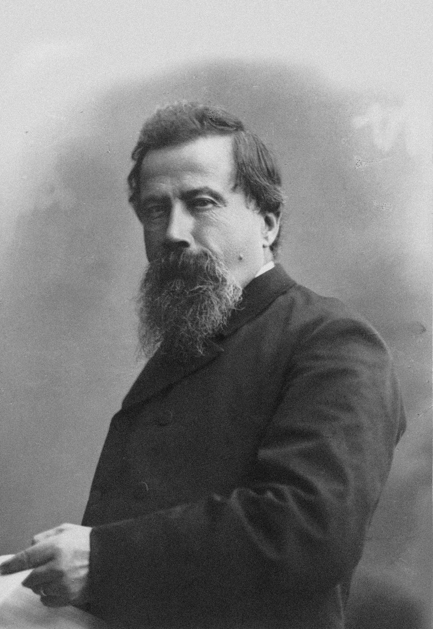 Amilcare Ponchielli zeneszerző portréja 1834-1886. alkotó: Milano . Guigoni and Bossi