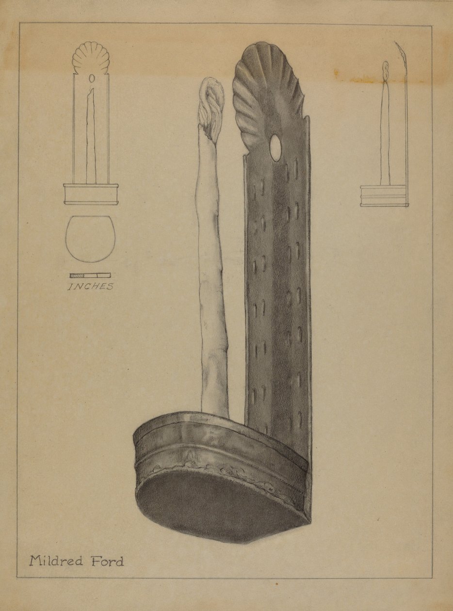 Gyertyatartó alkotó: Mildred Ford