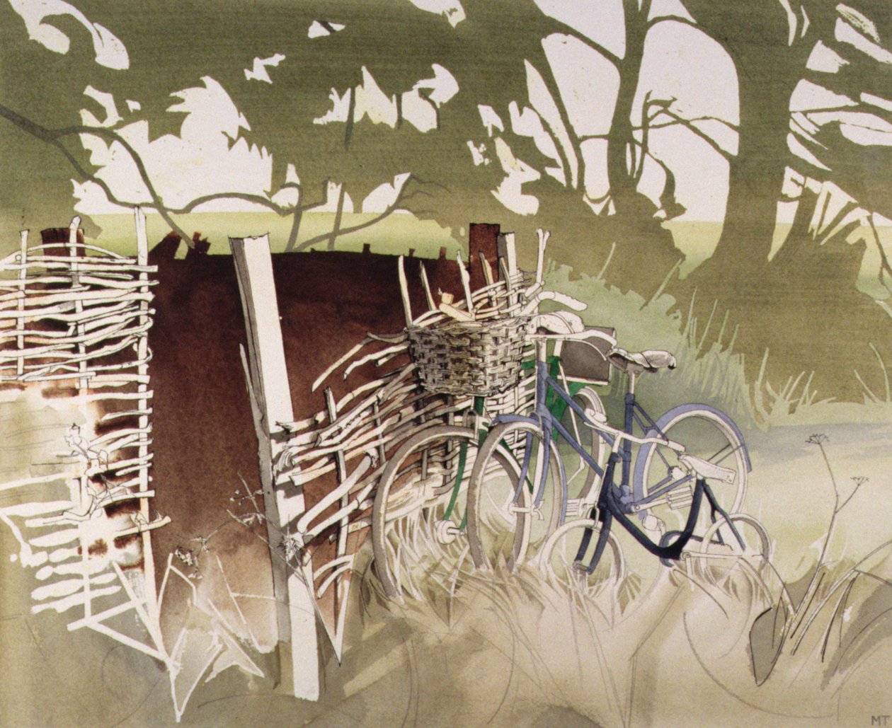Decrepit Essex kerékpárok (wc papíron) alkotó: Miles Contemporary Artist Thistlethwaite