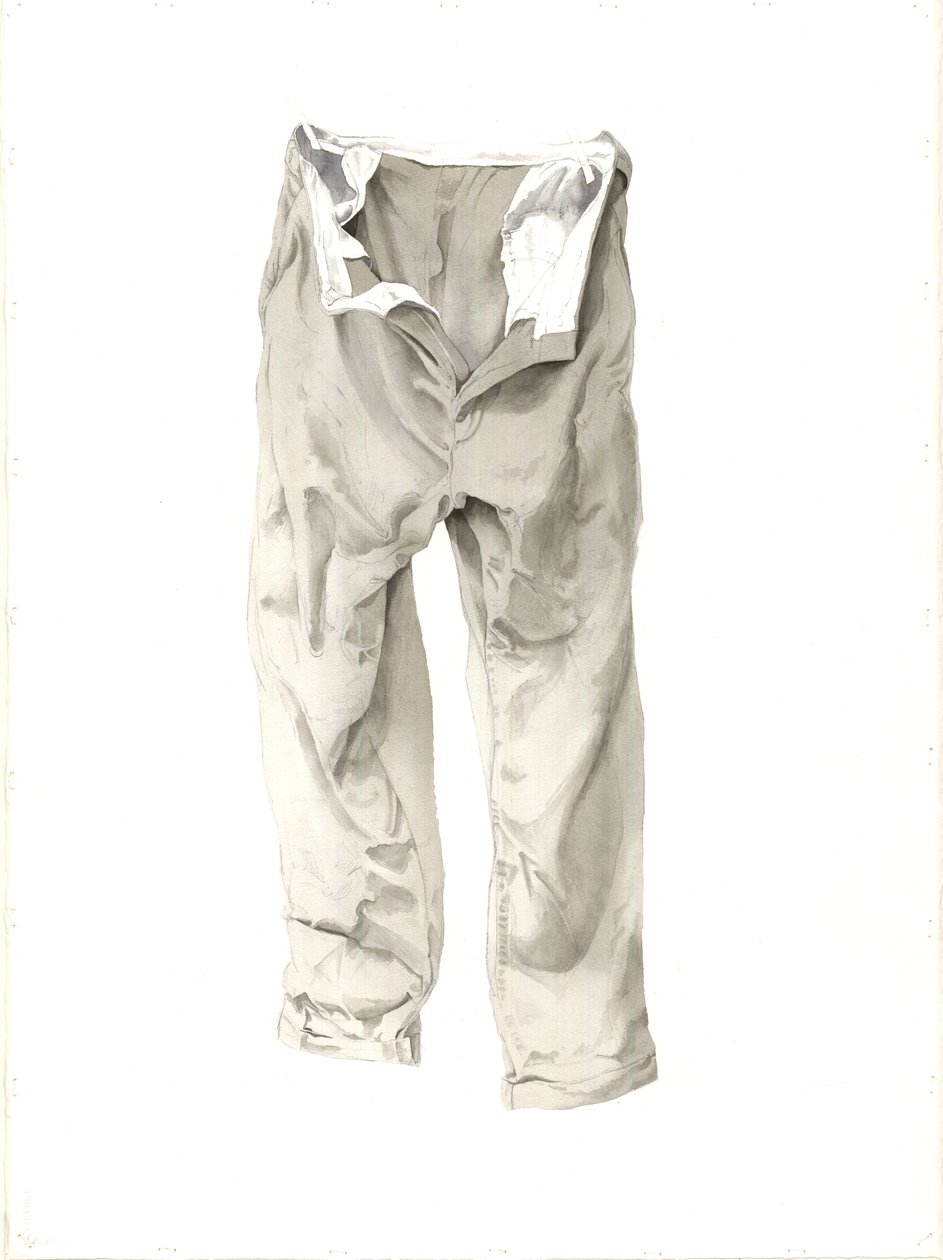 Kopott nadrág, 2003 (wc papíron) alkotó: Miles Contemporary Artist Thistlethwaite