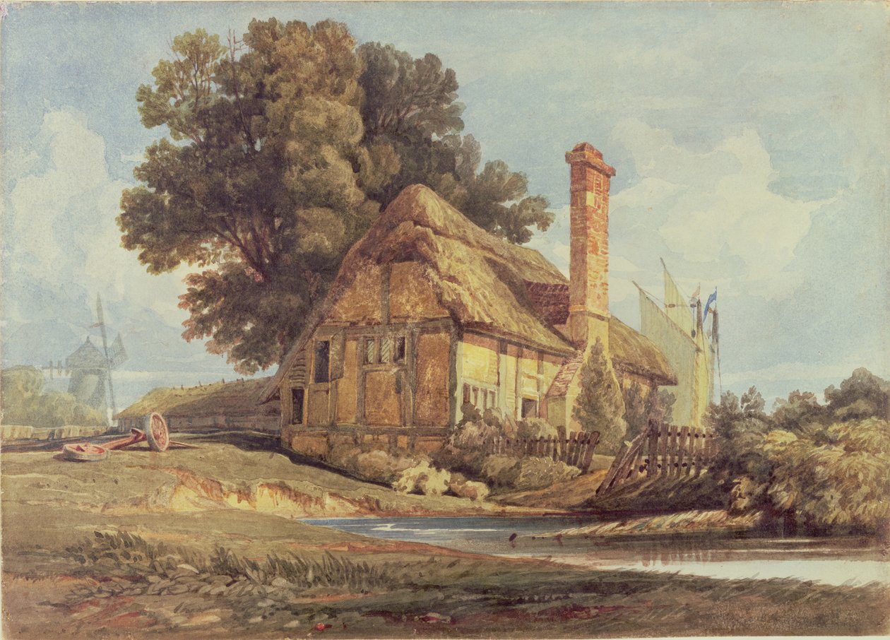 Folyóparti kunyhó alkotó: Miles Edmund Cotman