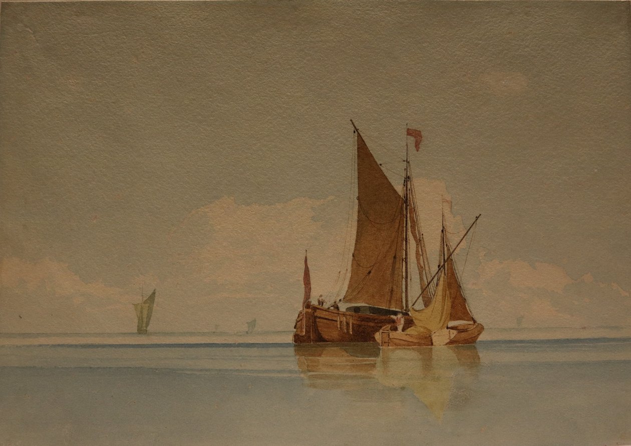 Nyugalom, dátum ismeretlen (akvarell és ceruza, papír) alkotó: Miles Edmund Cotman