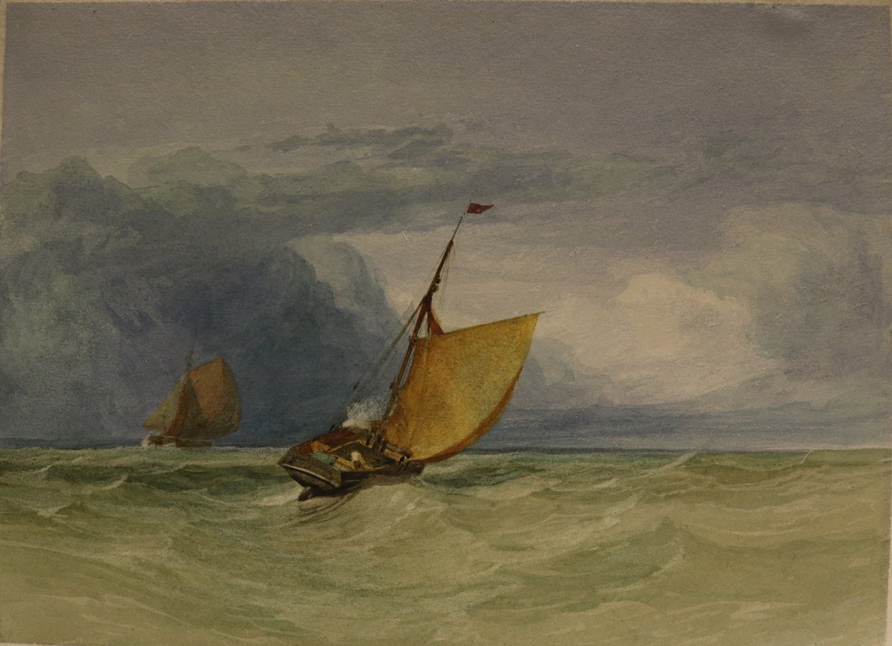 A Gale, dátum ismeretlen (akvarell és ceruza, papír) alkotó: Miles Edmund Cotman