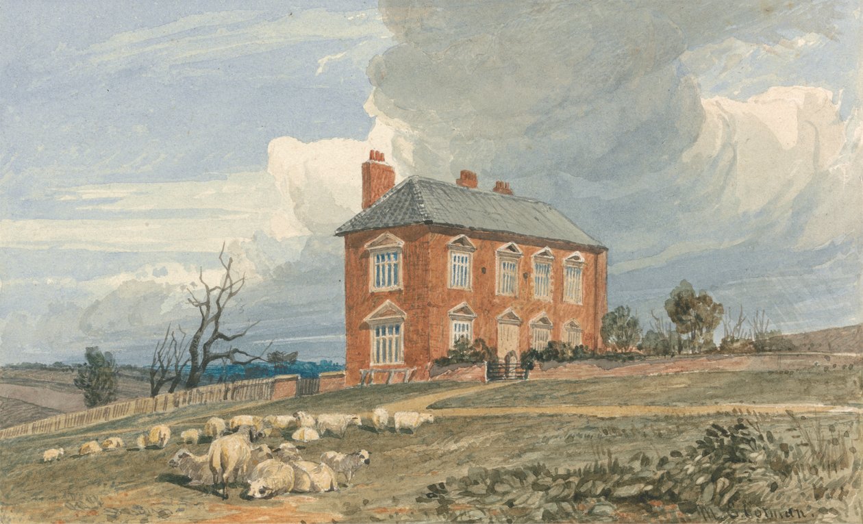 Irmingland Hall, Norfolk alkotó: Miles Edmund Cotman