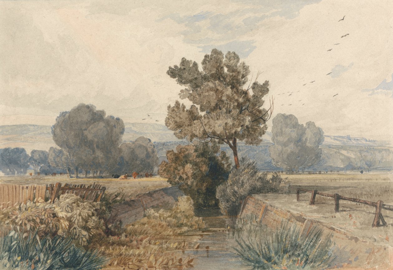Jelenet a norfolki Elmhamben alkotó: Miles Edmund Cotman