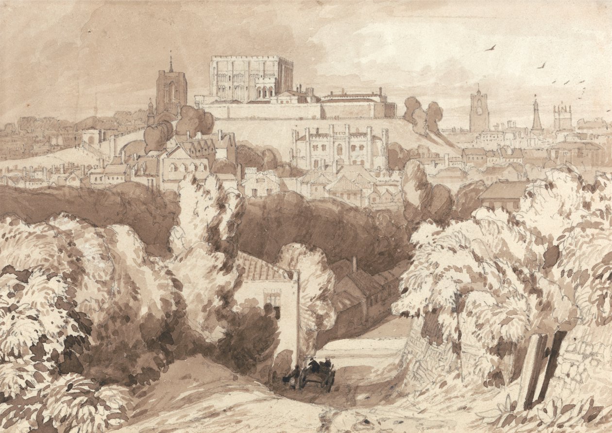 Kilátás Norwichra alkotó: Miles Edmund Cotman
