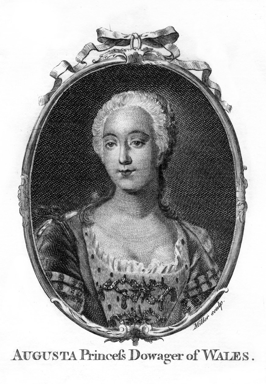Augusta, walesi hercegnő, 1719-1772. alkotó: Miller