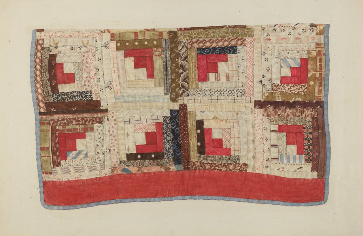 Patchwork ágytakaró alkotó: Mina Greene