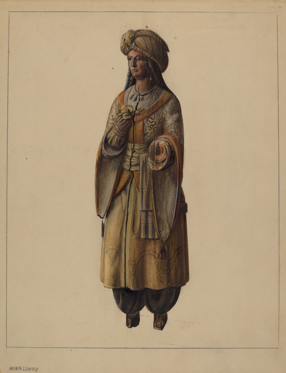 Szivarbolt ábra, c. 1937. alkotó: Mina Lowry