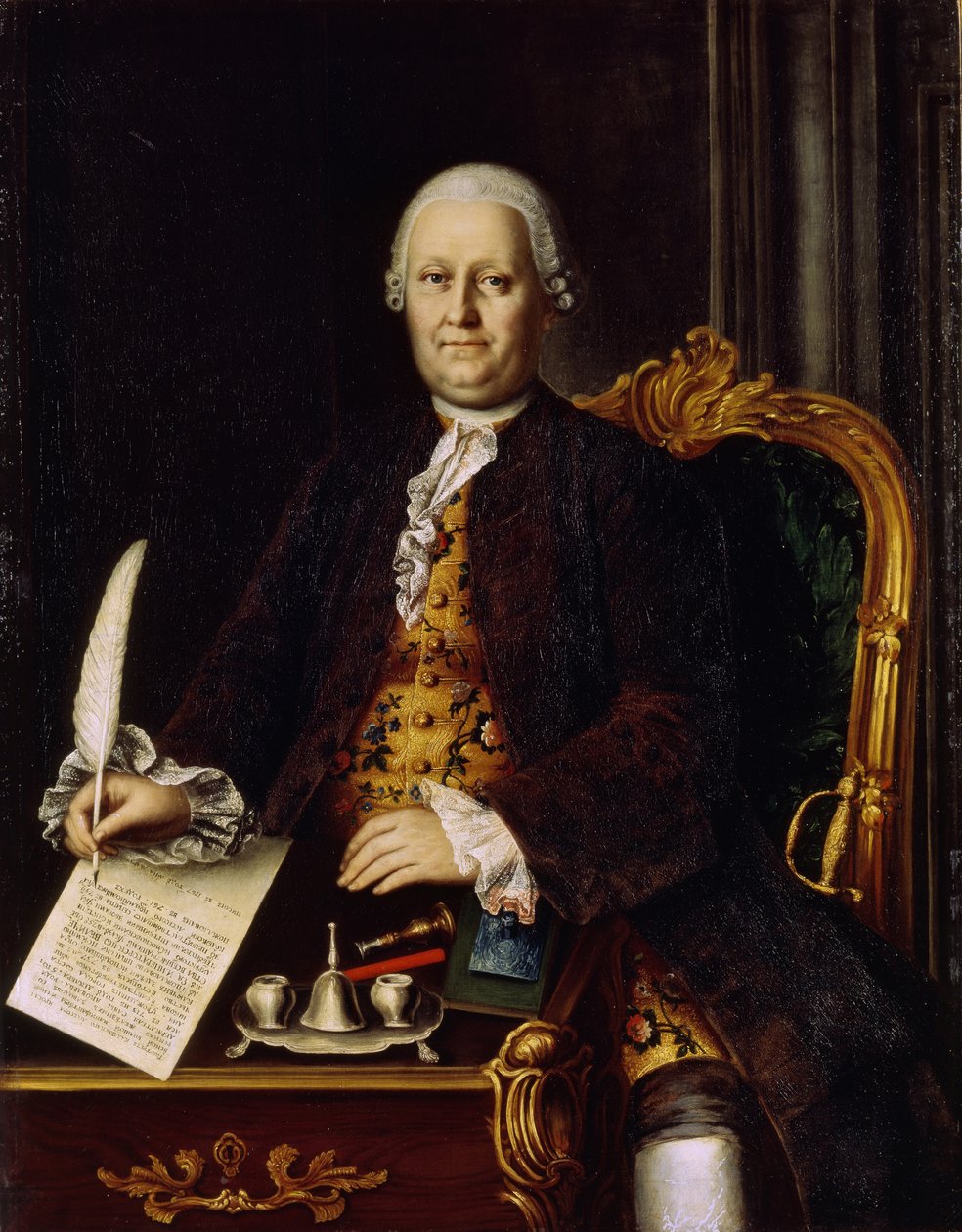 Jakovlevics Jakovlev Száva portréja 1713-1784, 1767 alkotó: Mina Lukich Kolokolnikov