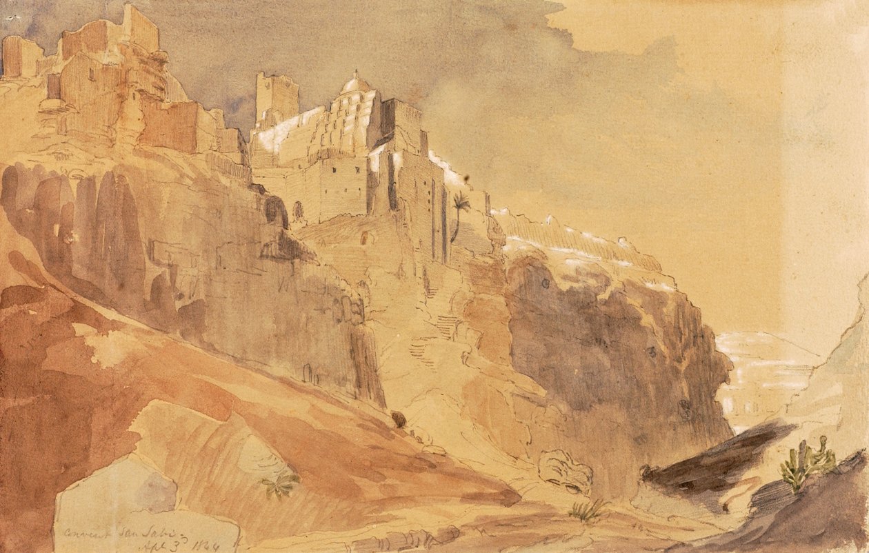 San Sabi kolostor, 1844. alkotó: Miner Kilbourne Kellogg