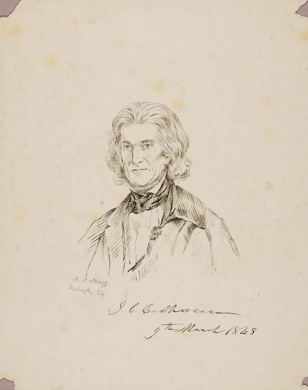 J. C. Calhoun alkotó: Miner Kilbourne Kellogg