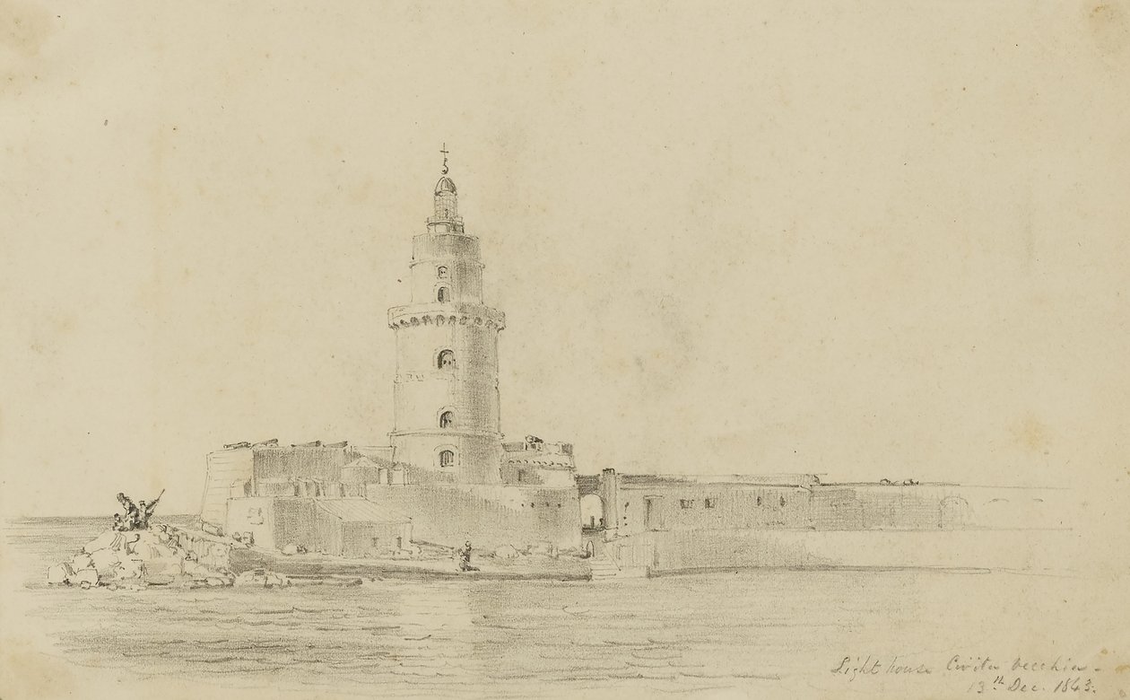 Világítótorony, Civitavecchia alkotó: Miner Kilbourne Kellogg