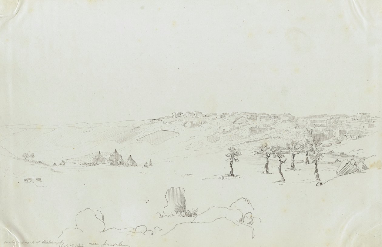 Jeruzsálem közelében alkotó: Miner Kilbourne Kellogg